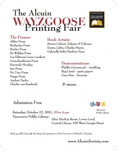 Wayzgoose poster